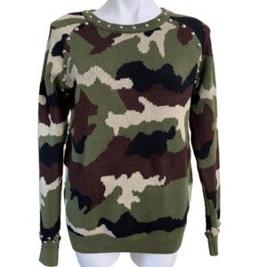 camo sweater womens